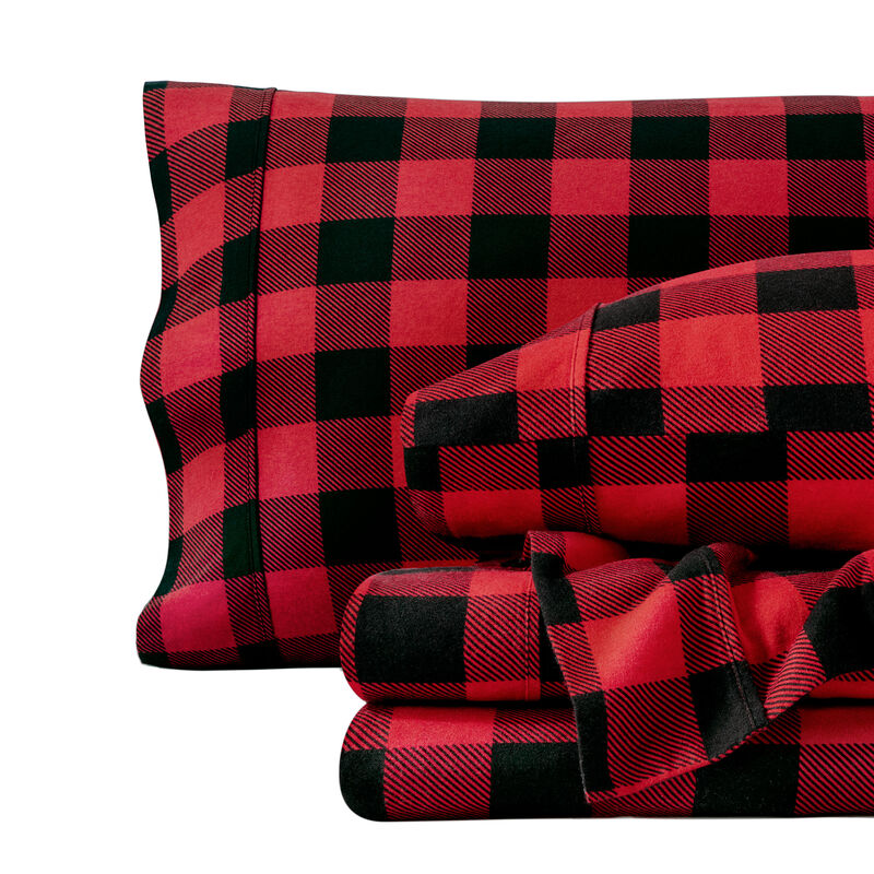 Soft & Cozy 100% Cotton Flannel Printed Pattern Sheet Set image number 0
