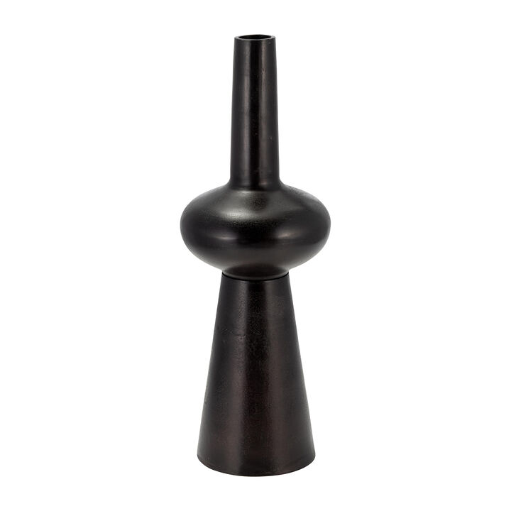 Metal, 22"H Vintage Vase