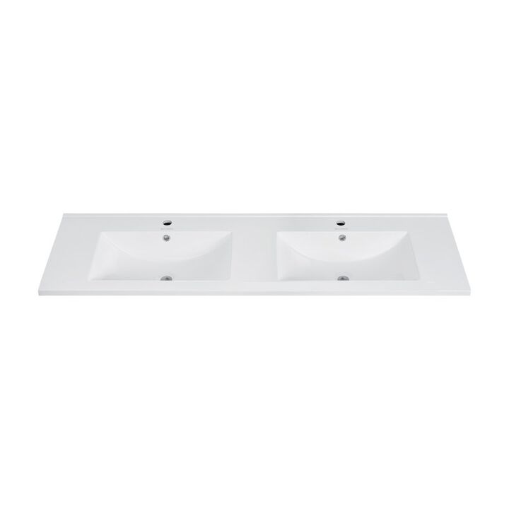 60" Vanity Top Bathroom Sink