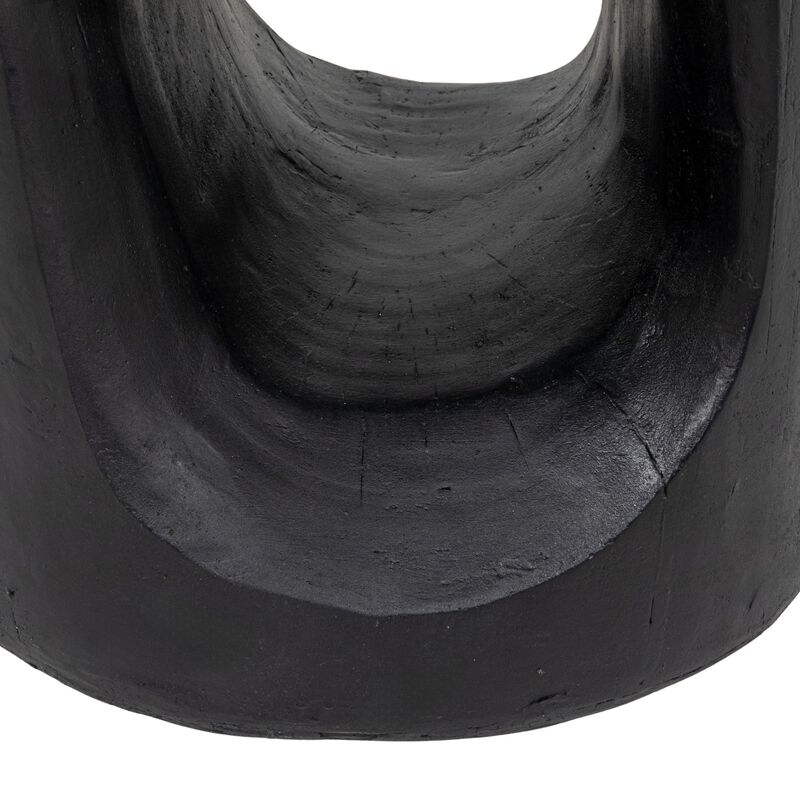 Magnesium Oxide Indoor Outdoor Accent Table, Black image number 5