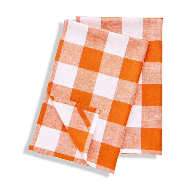 Linen Kitchen Towels - Buffalo Check image number 1