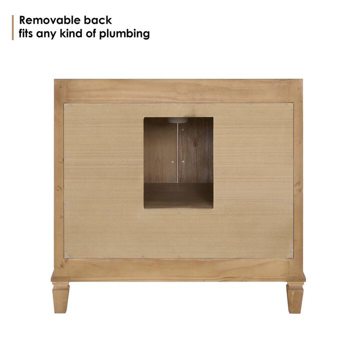 Altair Single Bathroom Cabinet Vanity Base without Top and Sink, no Mirror