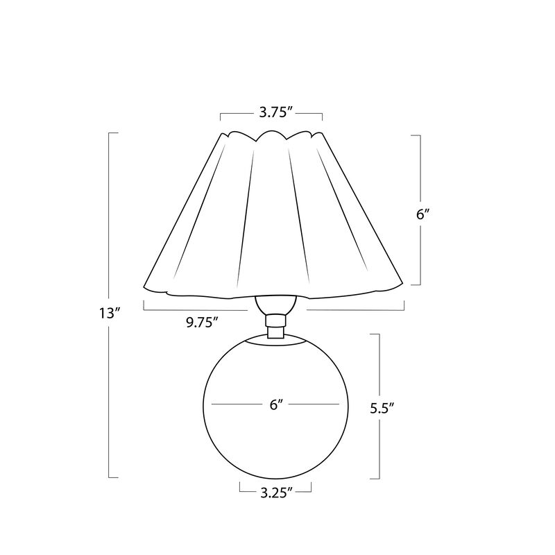 Giorgio Crystal Mini Lamp image number 3