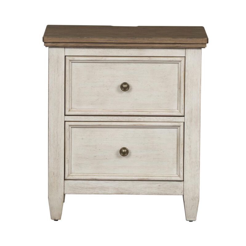 Liberty Furniture 2 Drawer Night Stand w/ Charging Station image number 2