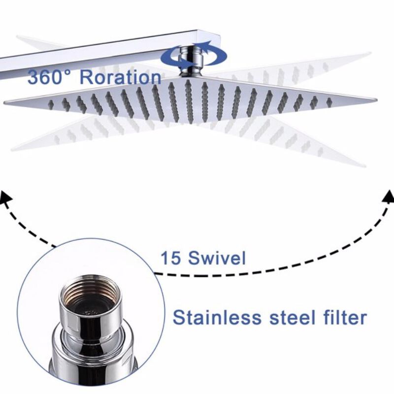 Shower System Shower Faucet Combo Set – Modern and Versatile Shower Set for a Spa-Like Experience