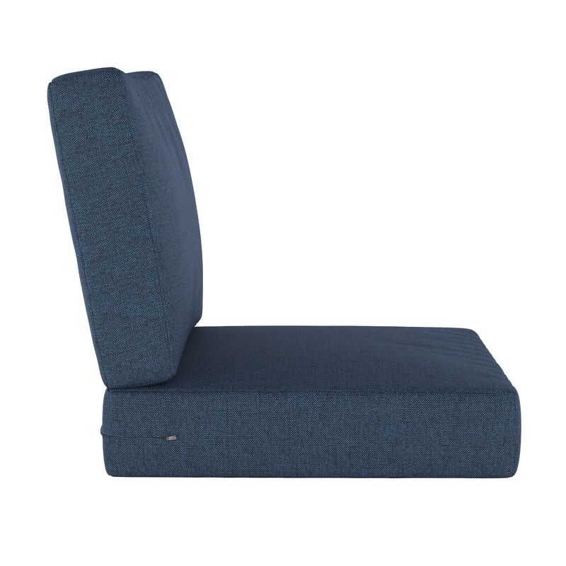 Outdoor/Indoor Sunbrella 24 x 24 x 5 Deep Seating Seat/Back Cushion