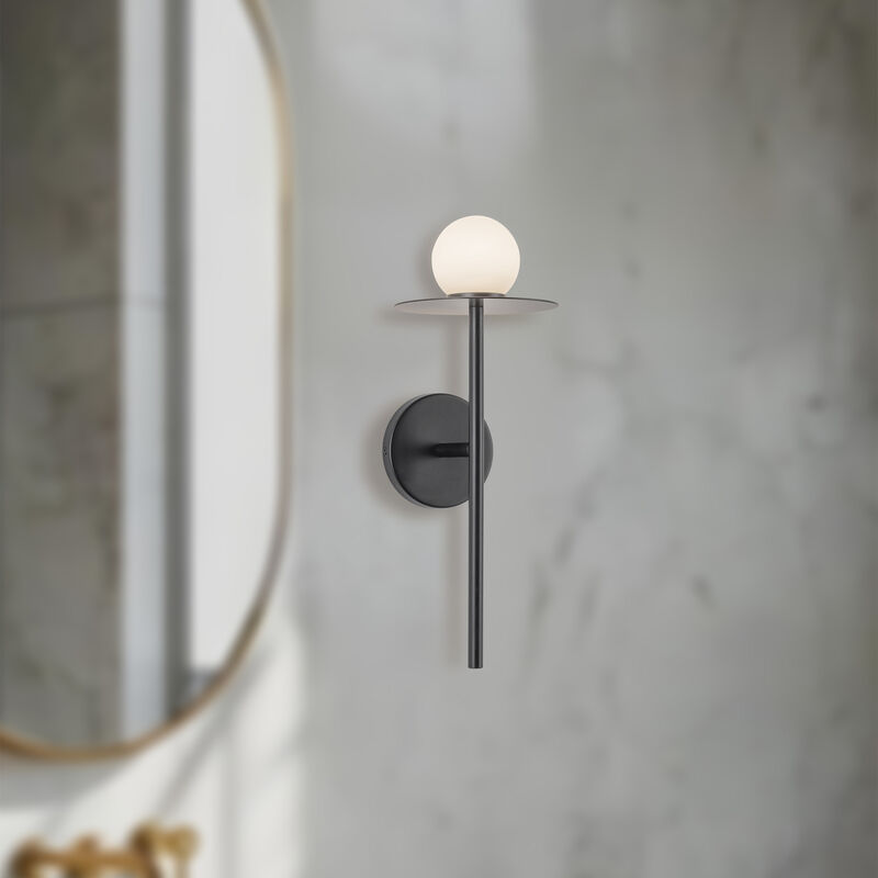Elixir 16-in Damp-Rated Dimmable LED Wall Sconce image number 1