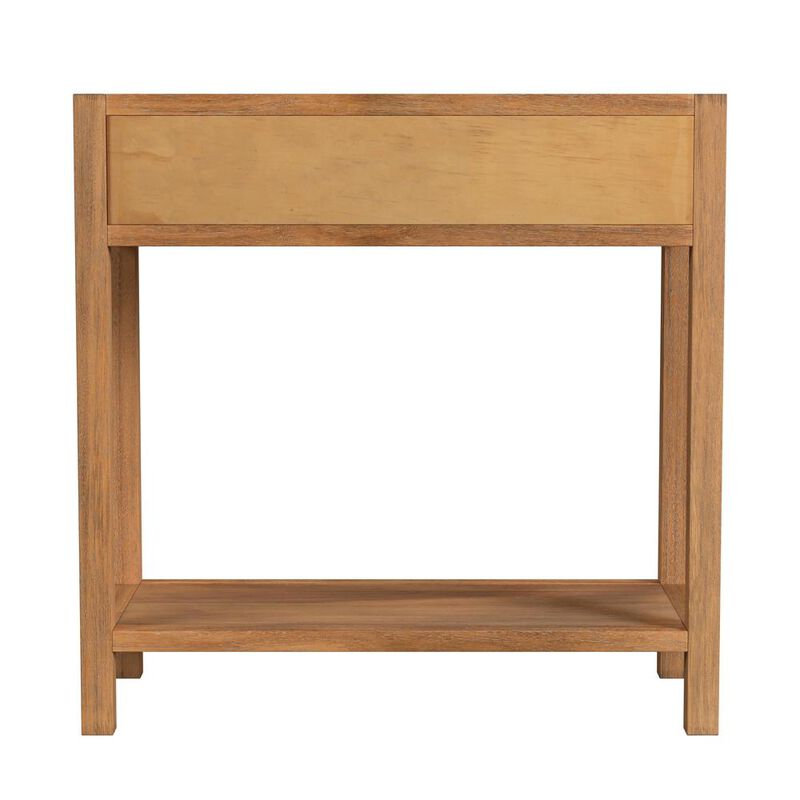 Butler Specialty Lark 30 Wood 1-Drawer Nightstand, Light Brown