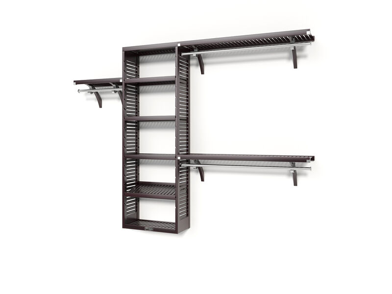 Solid Wood Reach-In Closet Organizer image number 0