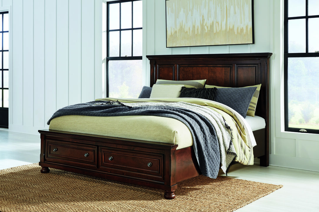 Porter King Panel Storage Bed