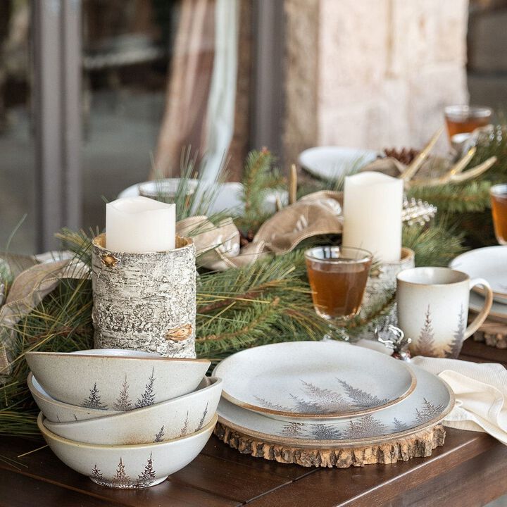 Clearwater Pines 16-Piece Dinnerware Set