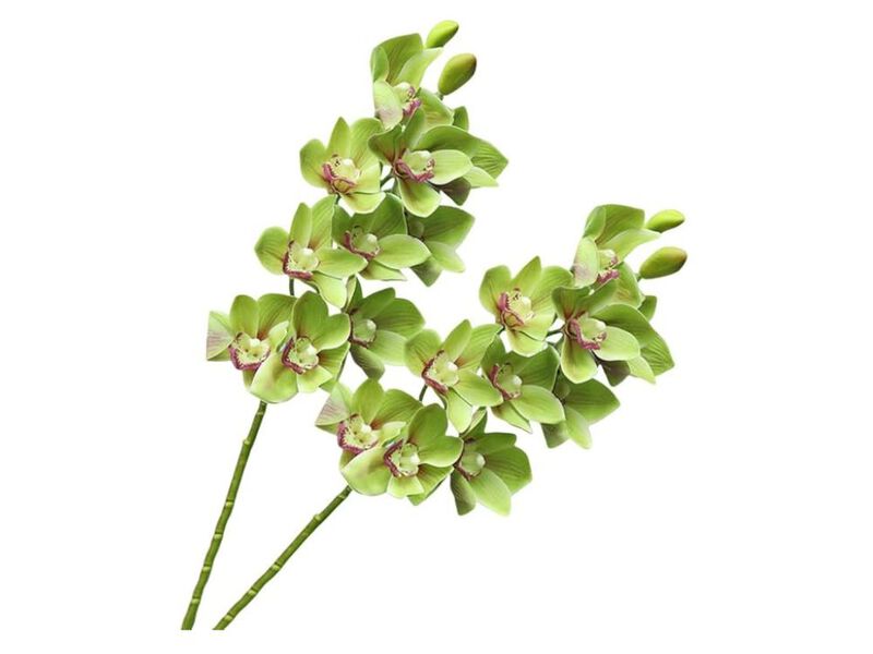 Green Artificial Greenery Stems Home Decor 28 4 Inch Phalaenopsis image number 0