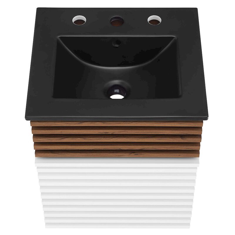 Render 18" Wall-Mount Bathroom Vanity image number 3
