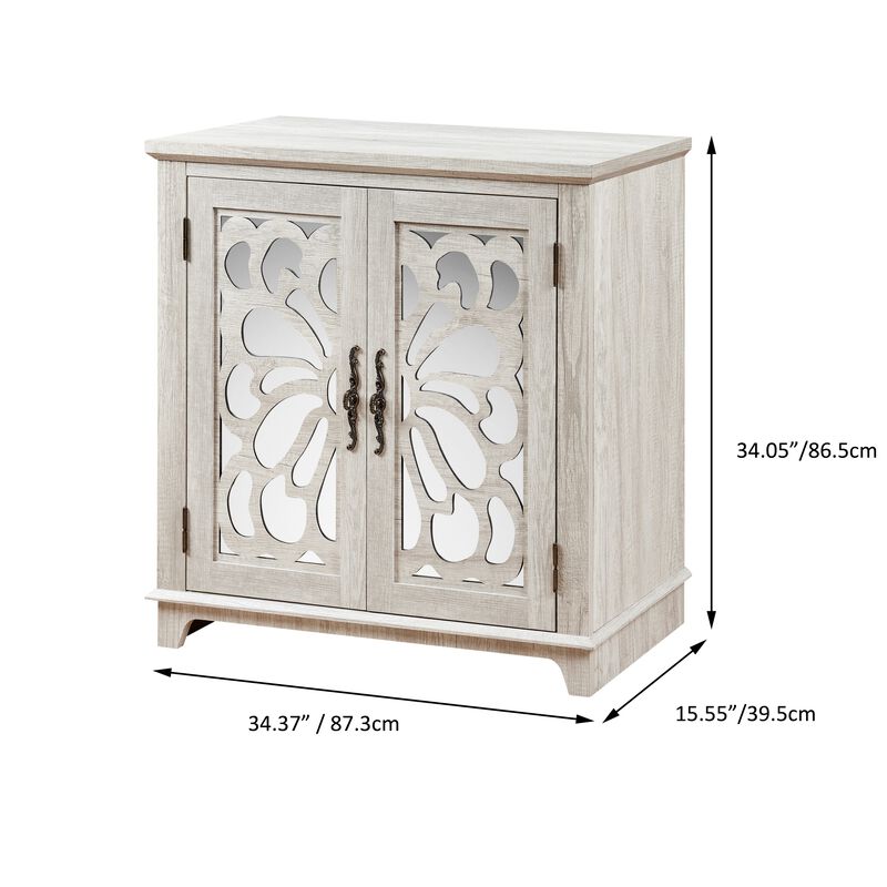 Jemulf Sideboard Storage Cabinet image number 9