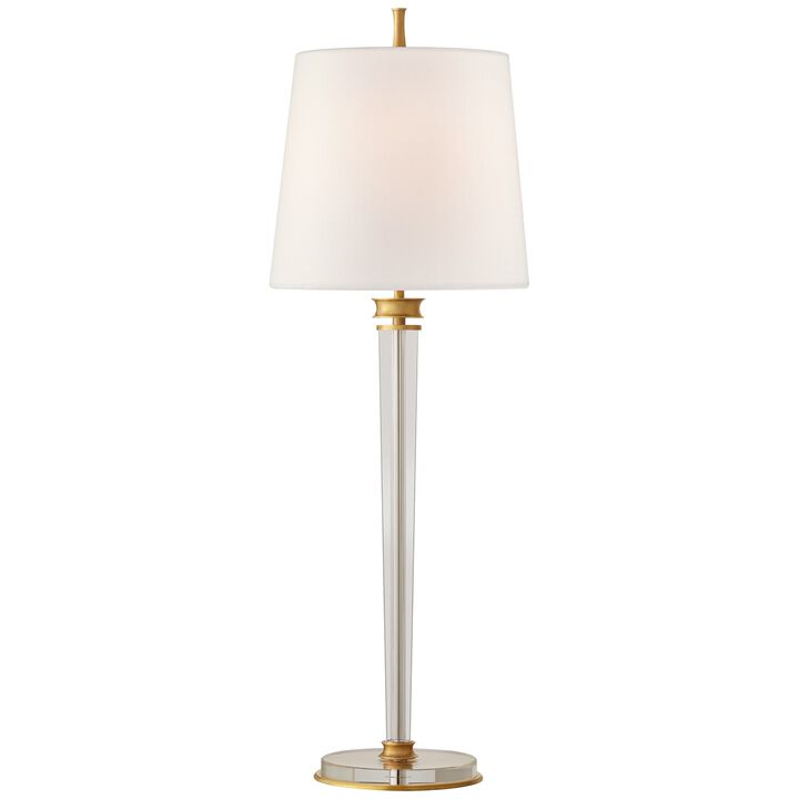 Lyra Buffet Lamp in Hand-Rubbed Antique Brass