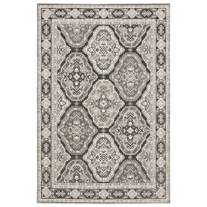 HomeRoots Medallion Area Rug