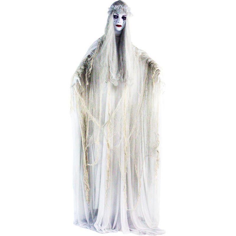 Haunted Hill Farm 67 Standing Lady, Animation, Lights, Sound image number 0