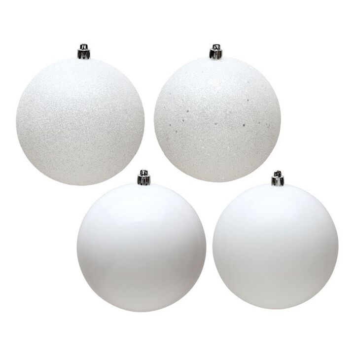 Vickerman 3" White Ball 4 Finish Asst 16/Bx