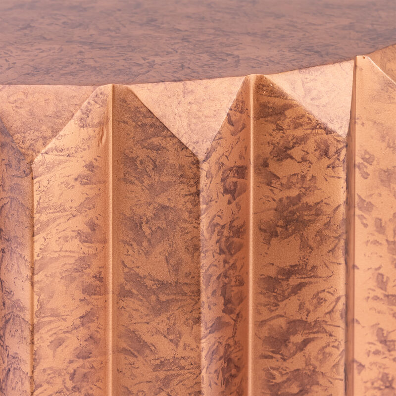 Quessara Copper Faceted End Table image number 5