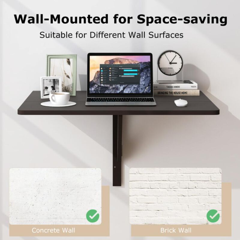 Hivvago Wall Mounted Folding Table for Small Spaces