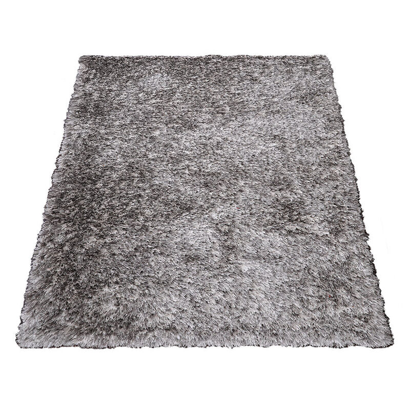 RUGSOTIC CARPETS HAND TUFTED SHAG POLYESTER ECO-FRIENDLY AREA RUGS  - Rectangle, Size, Solid Plain Design, High Pile Thick Handmade Anti Skid Rugs for Living Room, Bed Room K00111 image number 2