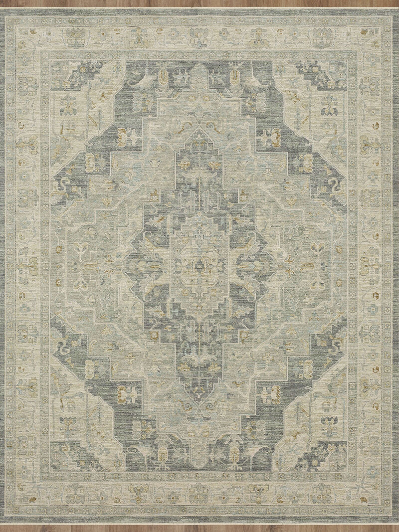 Adalia Kumra Dark gray 10' X 14' Rug