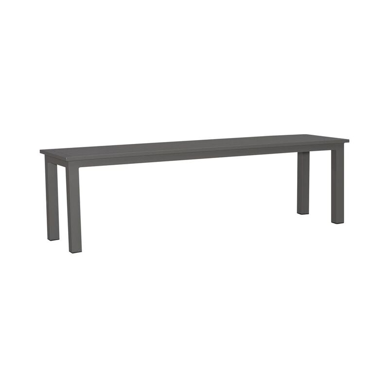Liberty Furniture Outdoor Dining Bench - Granite Transitional Grey in Granite Finish image number 0