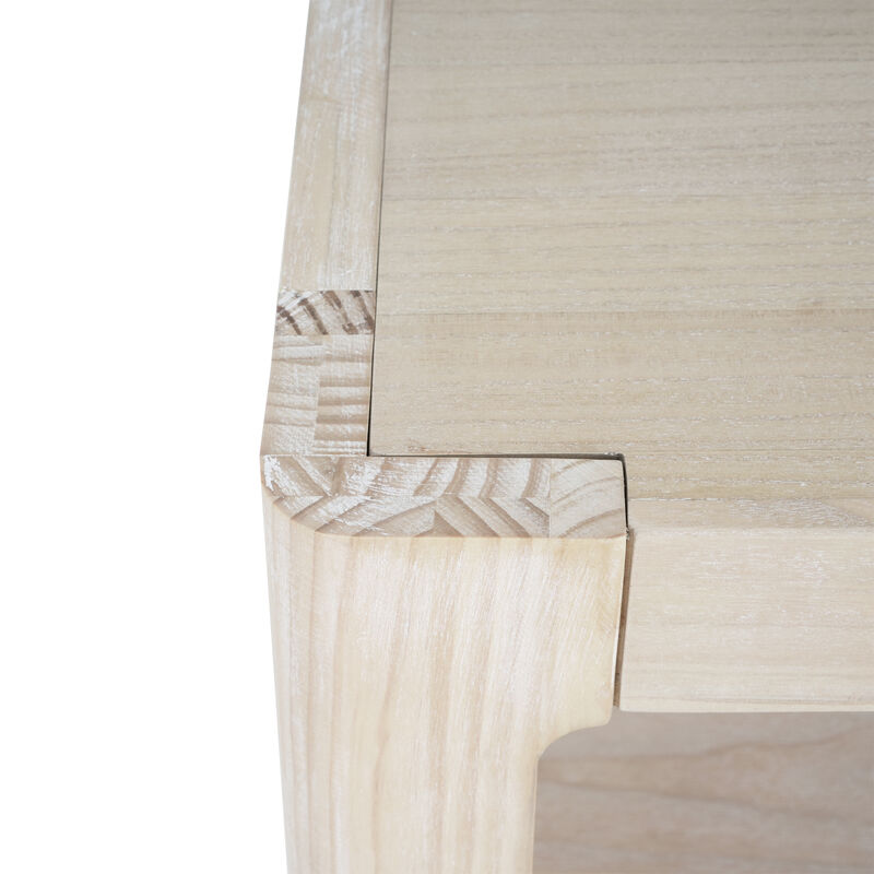 Merax Mirod Modern Farmhouse Console Table Elegant Minimalist Design Premium Wood Veneer Rounded Corners