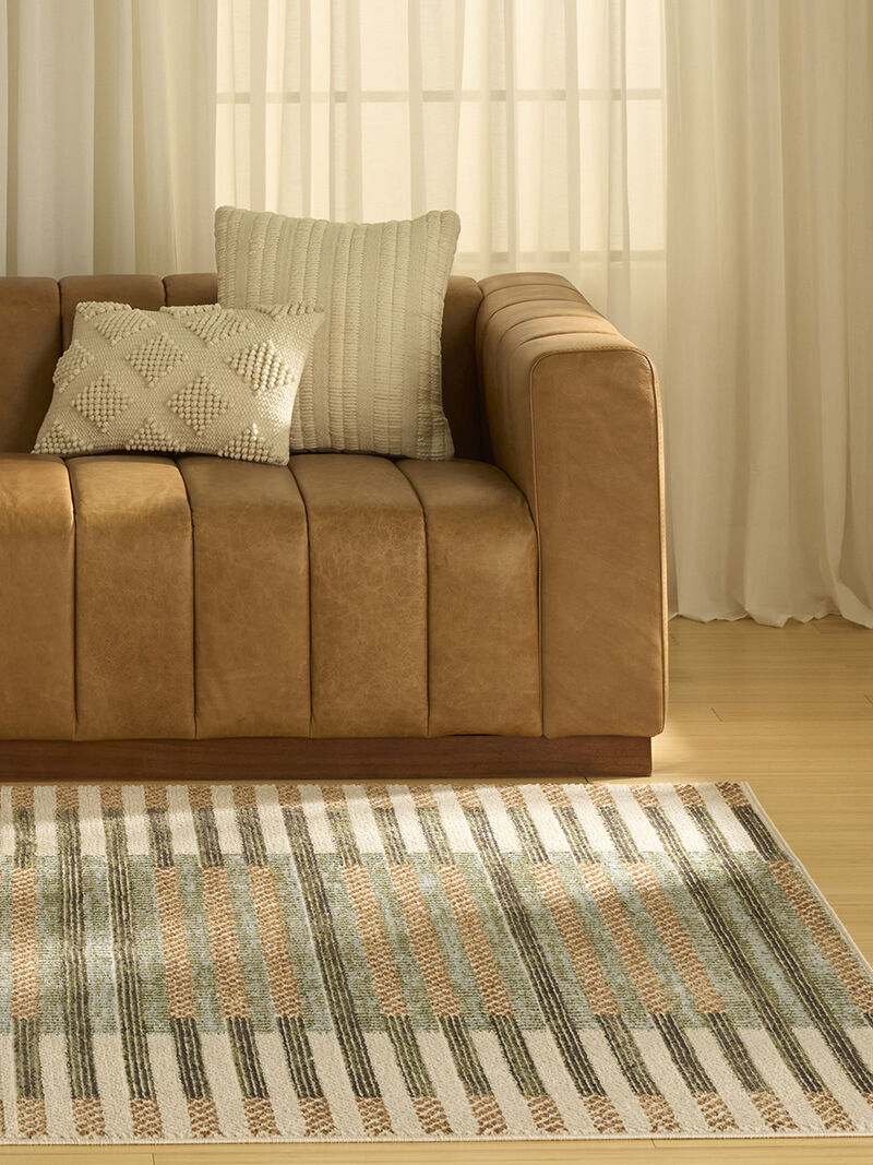 Nordic NRC15 Ivory/Multicolor 5' x 7' Rug