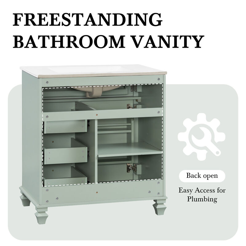 Bathroom Storage Vanity image number 7