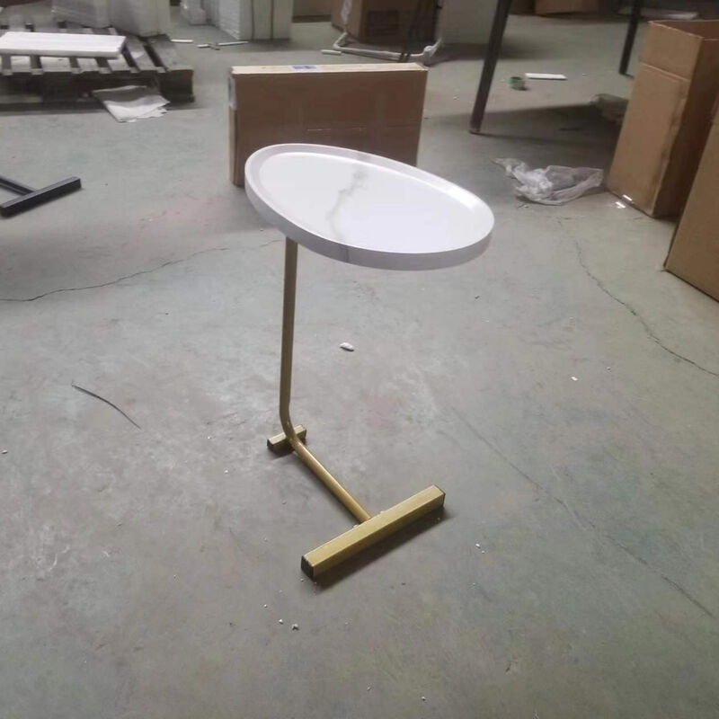 Streamdale White C-shaped Side Table Set image number 9