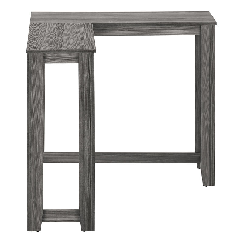 Monarch Specialties I 3658 Accent Table, Console, Entryway, Narrow, Corner, Living Room, Bedroom, Laminate, Grey, Contemporary, Modern