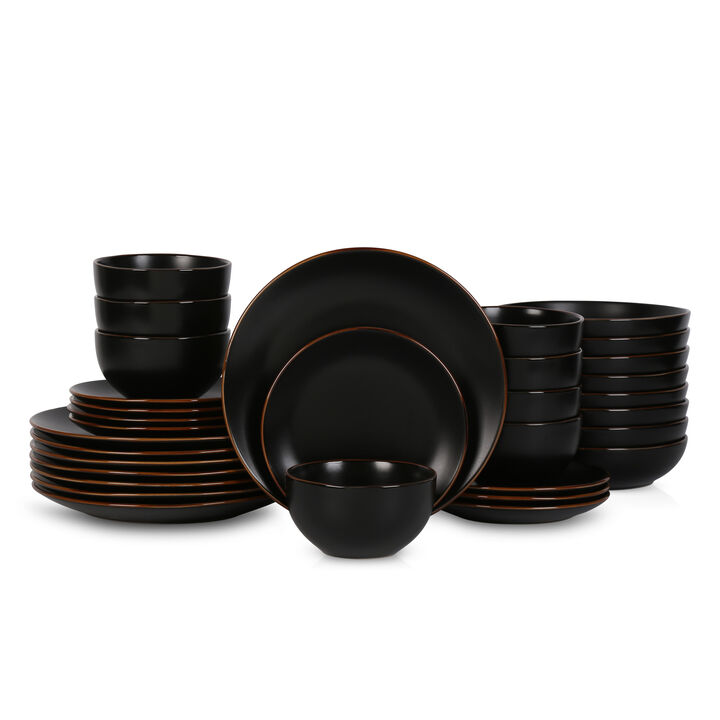 Stone Lain Brasa Stoneware 32 Piece Dinnerware Set