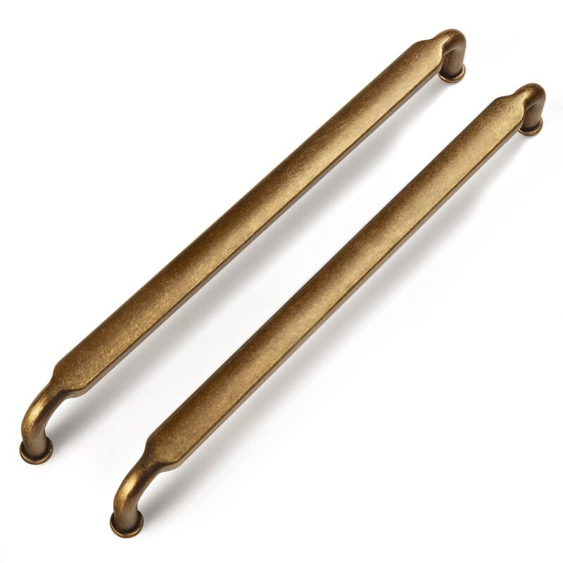 Goo-Ki 12 Pack 7-1/2 Inch (192mm) Hole Center Cabinet Pulls Antique Brass Zinc Alloy Kitchen Drawer Pulls Drawer Handles 7.9 Inc