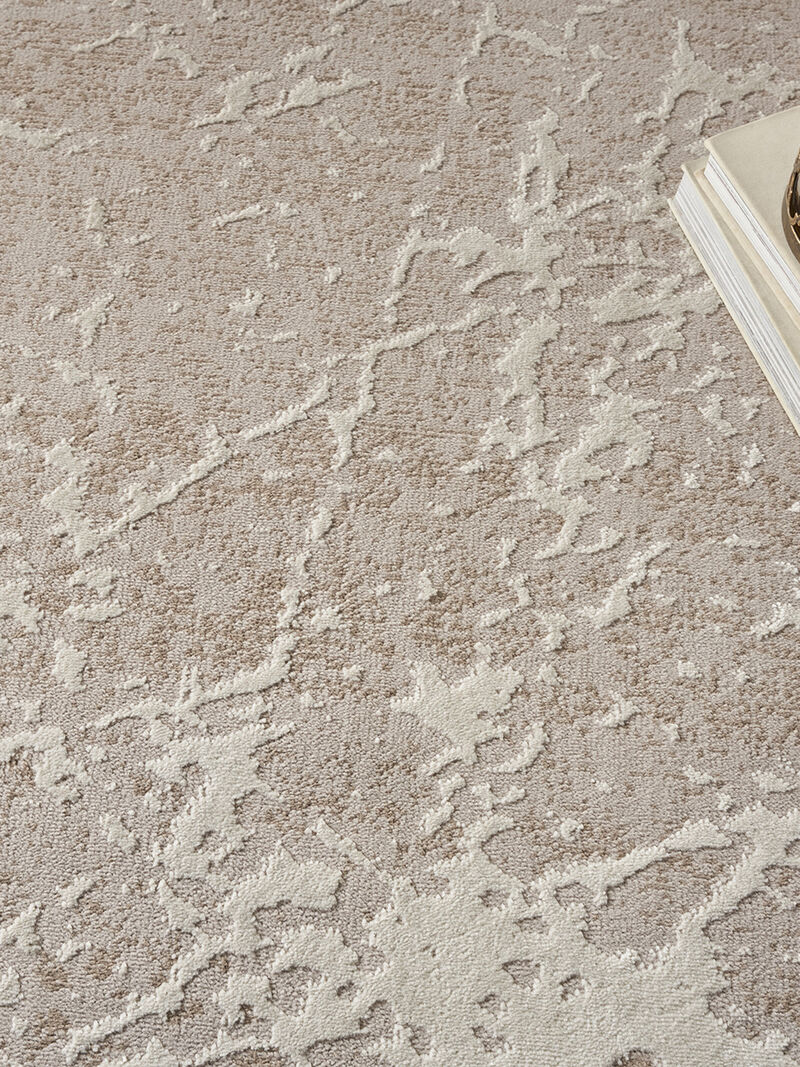 Exhale EXL02 Mocha/Ivory 7'10" x 9'10" Rug