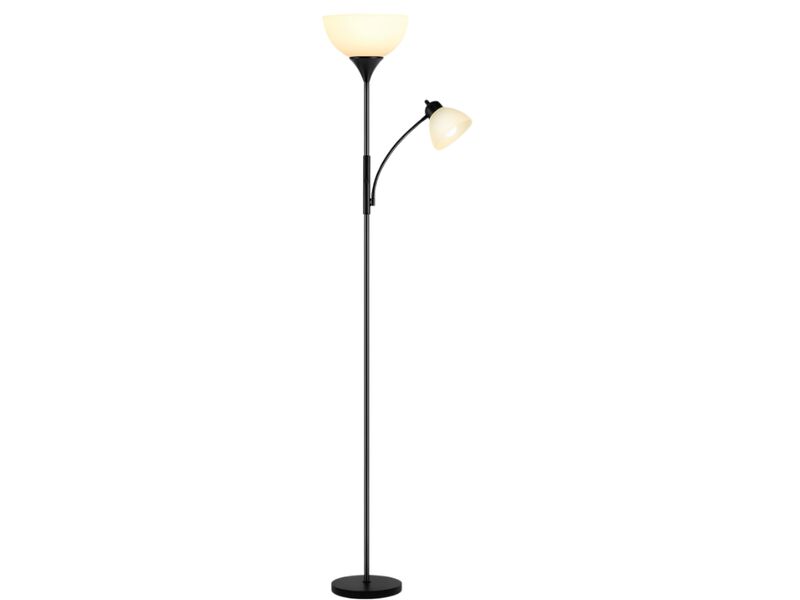 Dimmable Industrial Floor Lamp with LED Bulbs Standing Reading Light Home image number 0
