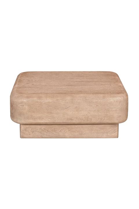 Natural Mango Wood Coffee Table | OROA Modern Bruno