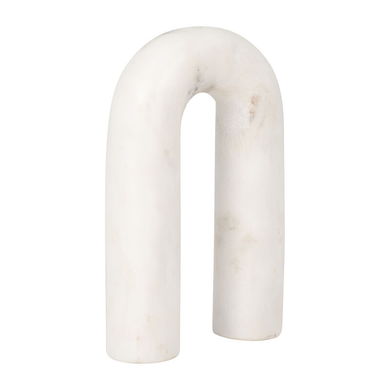 8" Marble Rounded Horseshoe