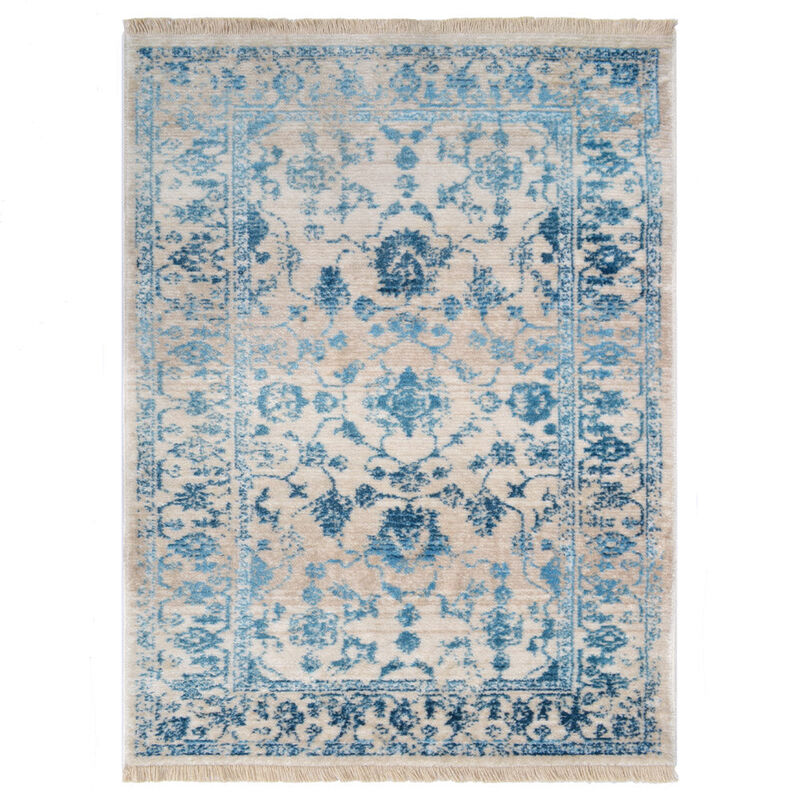 RUGSOTIC CARPETS MACHINE MADE POLYESTER AREA RUGS  - Rectangle Shape, Classic Oriental Traditional  Design, Low Pile Machine Made Area Rugs (M00081) image number 0