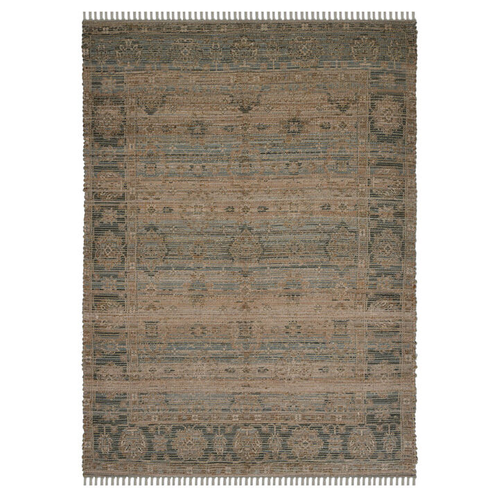 HomeRoots Oriental Hand Woven Area Rug With Fringe