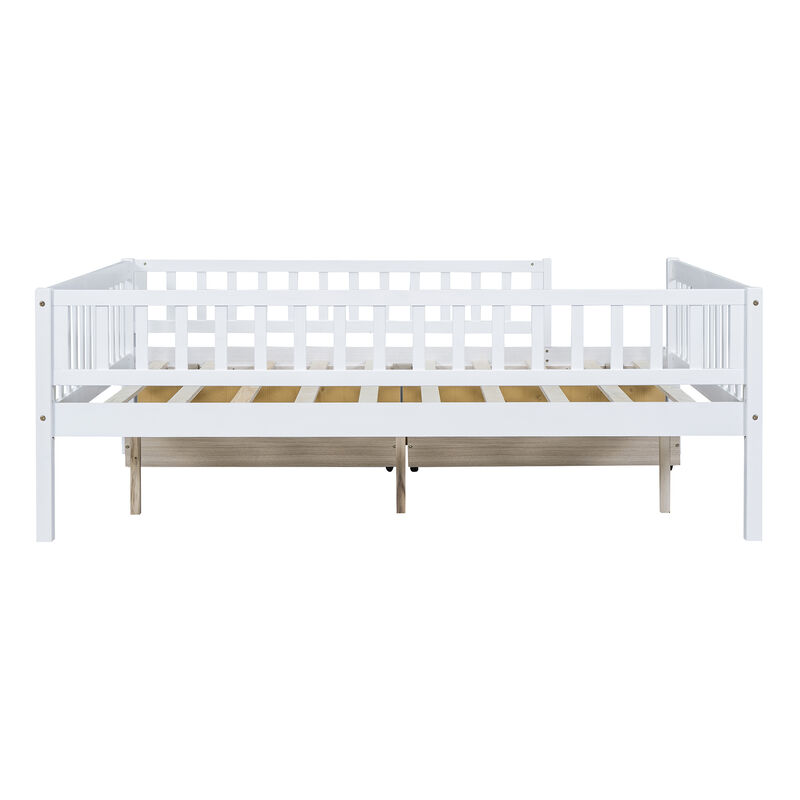 Whisen Multi-functional Design Wood Daybed with Two Drawers image number 7