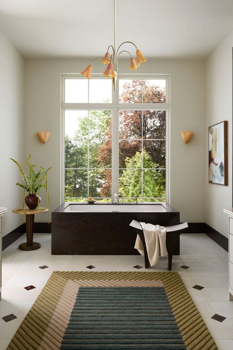 Madi MDX01 Green/Multi 2'6" x 7'6" Runner Rug by Brigette Romanek x Loloi