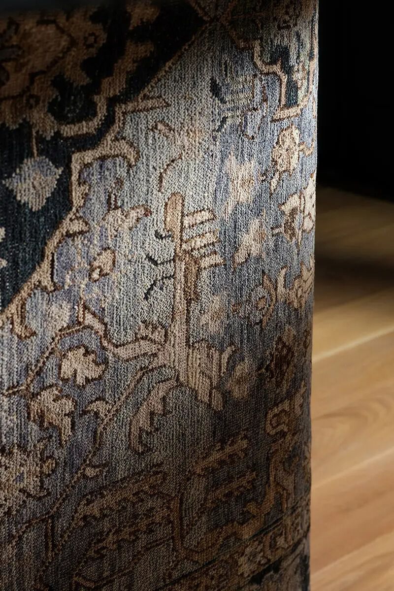 Someplace In Time Pendulum Blue 9' x 12' Rug image number 1