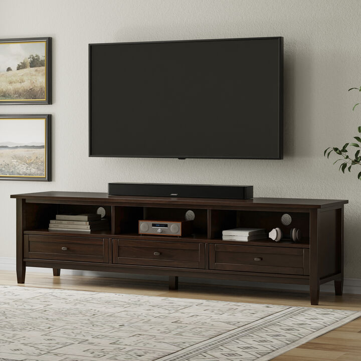 Warm Shaker 72 inch Low TV Media Stand