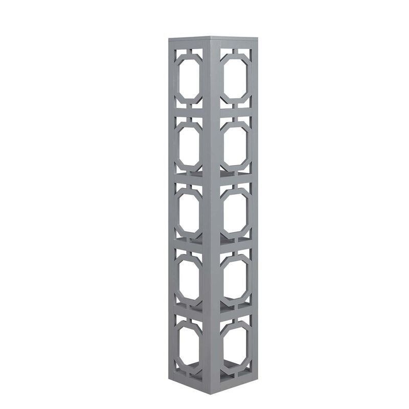 Convience Concept, Inc. Omega 5 Tier Corner Bookcase