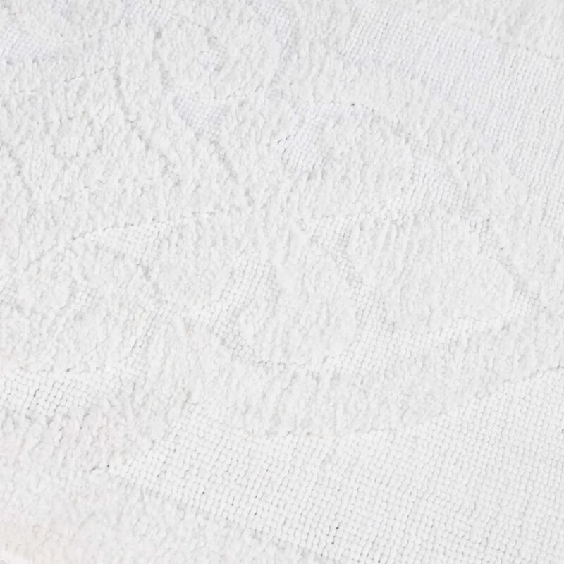 Myra Medallion Textured Jacquard Machine Washable Bath Rugs, Set of 2 image number 3