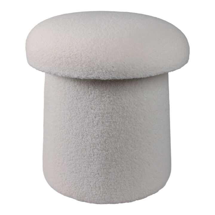 Mushroom Boucle Ottoman