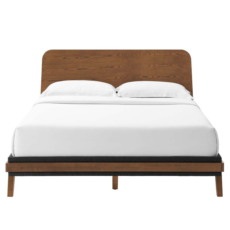 Modway - Dylan Queen Platform Bed Walnut image number 6