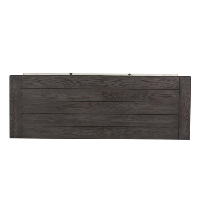 Liberty Furniture Allyson Park Allyson Park Buffet in Wirebrushed White w/ Charcoal Top image number 4