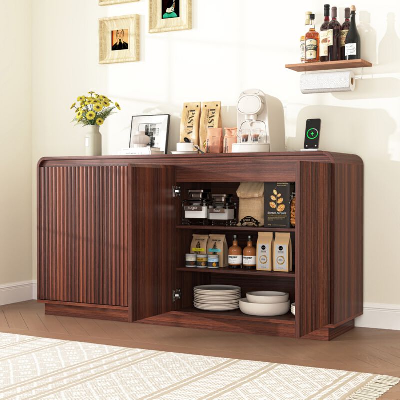 Gursap Built-In Power Outlet Sideboard image number 2